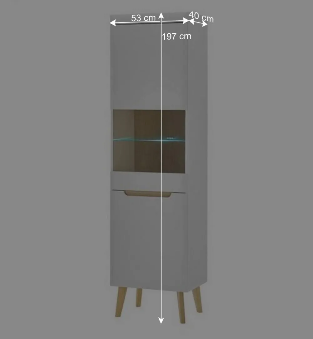 Wohnen Wohnwände<Wohnzimmer Schränke und Wandboard Set - Ginko (vierteilig)