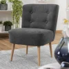 Wohnen Sessel<Wohnzimmer Sessel in Anthrazit - Rionja