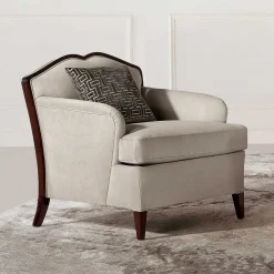 Wohnen Sessel<Wohnzimmer Sessel in Beige und Dunkelbraun - Freedoms