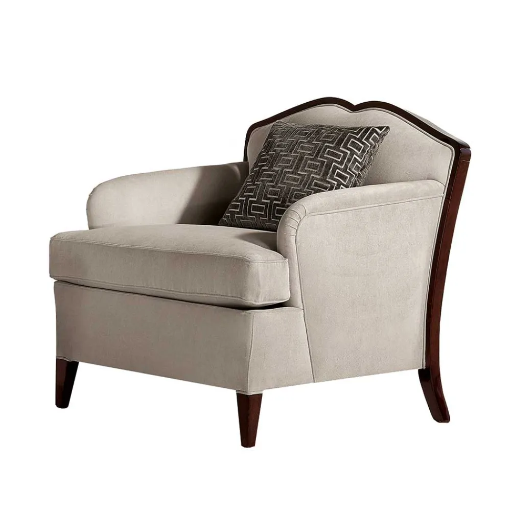 Wohnen Sessel<Wohnzimmer Sessel in Beige und Dunkelbraun - Freedoms