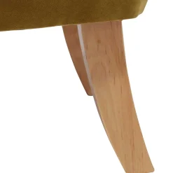 Wohnen Sessel<Wohnzimmer Sessel in Gelb Veloursbezug - Rosario