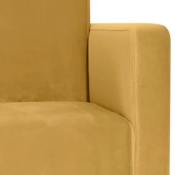Wohnen Sessel<Wohnzimmer Sessel in Gelb und Buche - Salm