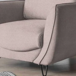 Wohnen Sessel<Wohnzimmer Sessel in Hellrosa - Udiessa