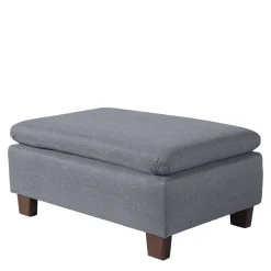 Wohnen Sessel<Wohnzimmer Sessel in Jeansblau und Nussbaum - Ilea