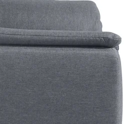 Wohnen Sessel<Wohnzimmer Sessel in Jeansblau und Nussbaum - Ilea
