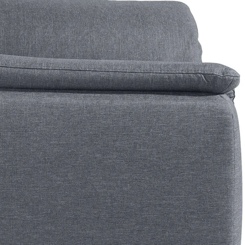 Wohnen Sessel<Wohnzimmer Sessel in Jeansblau und Nussbaum - Ilea