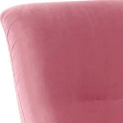 Wohnen Sessel<Wohnzimmer Sessel in Rosa und Nussbaum - Jily
