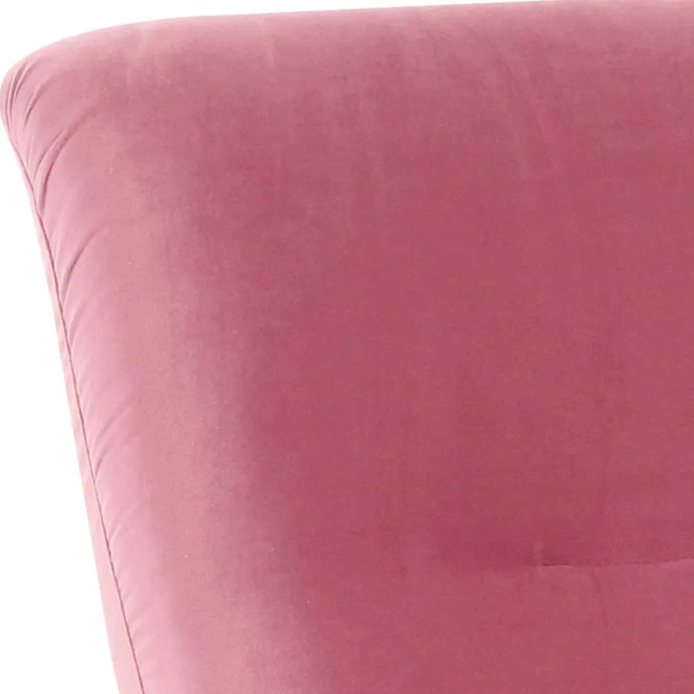 Wohnen Sessel<Wohnzimmer Sessel in Rosa und Nussbaum - Jily