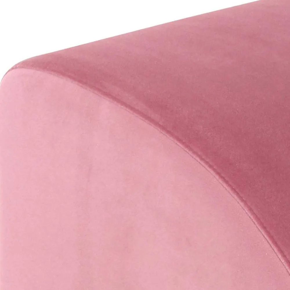 Wohnen Sessel<Wohnzimmer Sessel in Rosa und Nussbaum - Jily