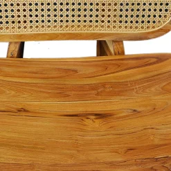 Wohnen Sessel<Wohnzimmer Stuhl aus Teak Massivholz - Vivienno