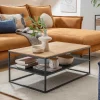 Wohnen Tische<Wohnzimmer Tisch aus Eiche massiv & Metall - Sisam