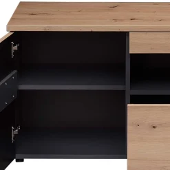 Wohnen Wohnwände<Wohnzimmer TV Anbauwand in Wildeiche - Kuetra (dreiteilig)