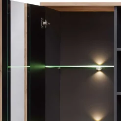 Wohnen Wohnwände<Wohnzimmer TV Anbauwand in Wildeiche - Kuetra (dreiteilig)