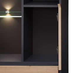 Wohnen Wohnwände<Wohnzimmer TV Anbauwand in Wildeiche - Kuetra (dreiteilig)