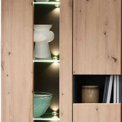 Wohnen Wohnwände<Wohnzimmer TV Anbauwand in Wildeiche - Kuetra (dreiteilig)