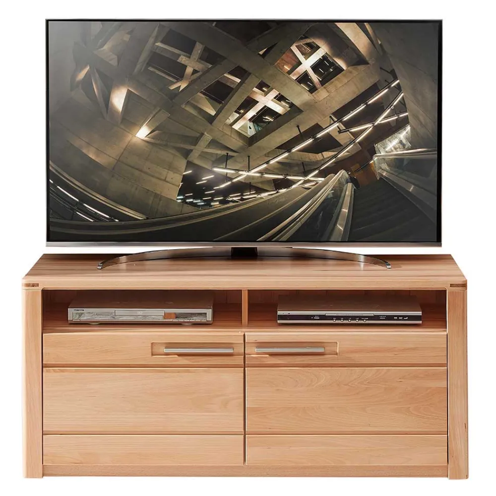 Wohnen Wohnwände<Wohnzimmer TV Anbauwand Möbelset - Amyonta (vierteilig)