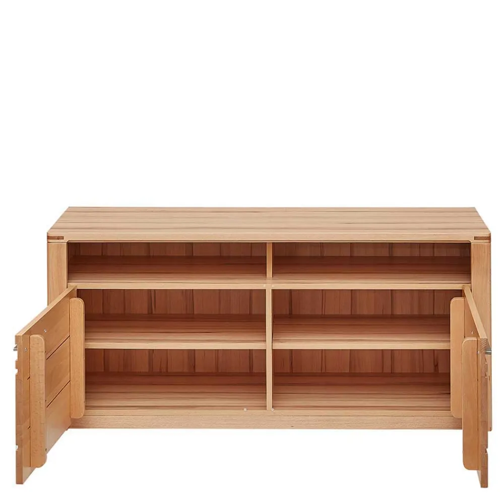 Wohnen Wohnwände<Wohnzimmer TV Anbauwand Möbelset - Amyonta (vierteilig)