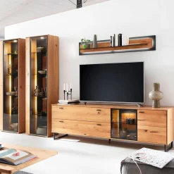 Wohnen Wohnwände<Wohnzimmer TV Wohnwand modern - Drinidad (vierteilig)
