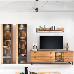 Wohnen Wohnwände<Wohnzimmer TV Wohnwand modern - Drinidad (vierteilig)