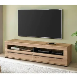 Wohnen Wohnwände<Wohnzimmer TV-Möbel-Set in Eiche - Brocus (vierteilig)