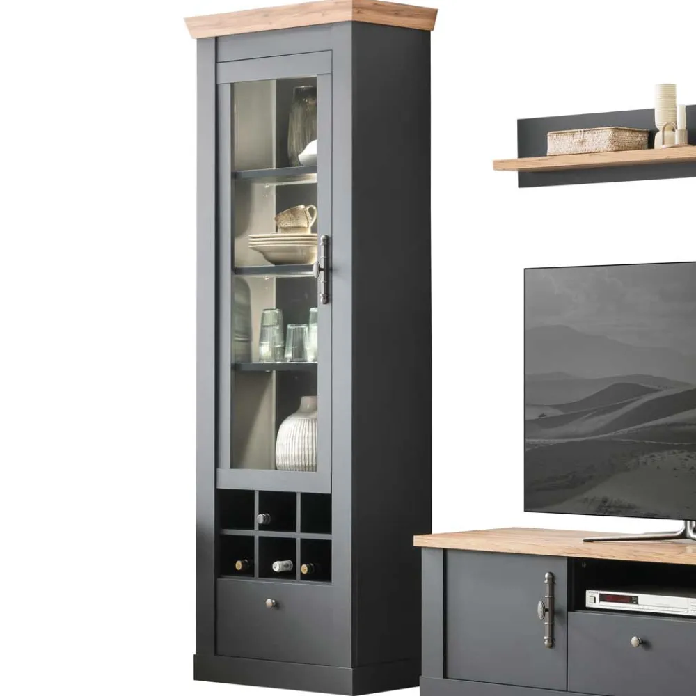 Wohnen Wohnwände<Wohnzimmer Wohnwand - Landhaus modern - Lionel (vierteilig)