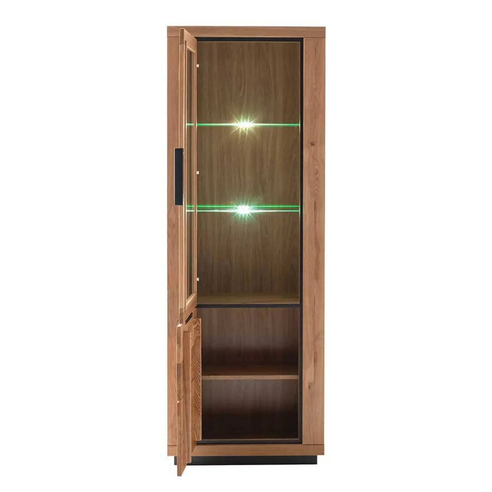 Wohnen Wohnwände<Wohnzimmer Wohnwand teilmassiv - Vlacoma (vierteilig)