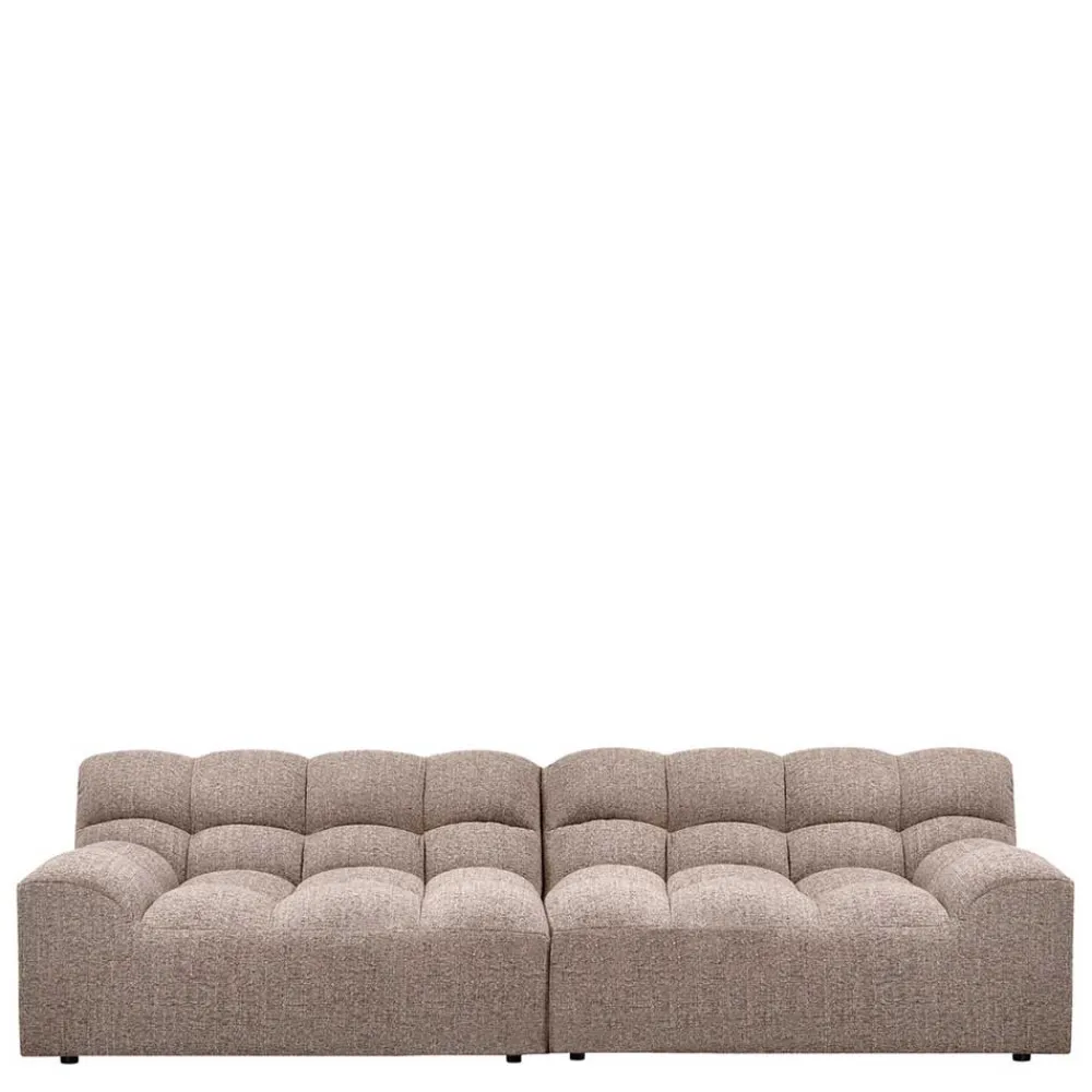 Wohnen Sofas<Wohnzimmercouch in Hellbraun Melange - Davio