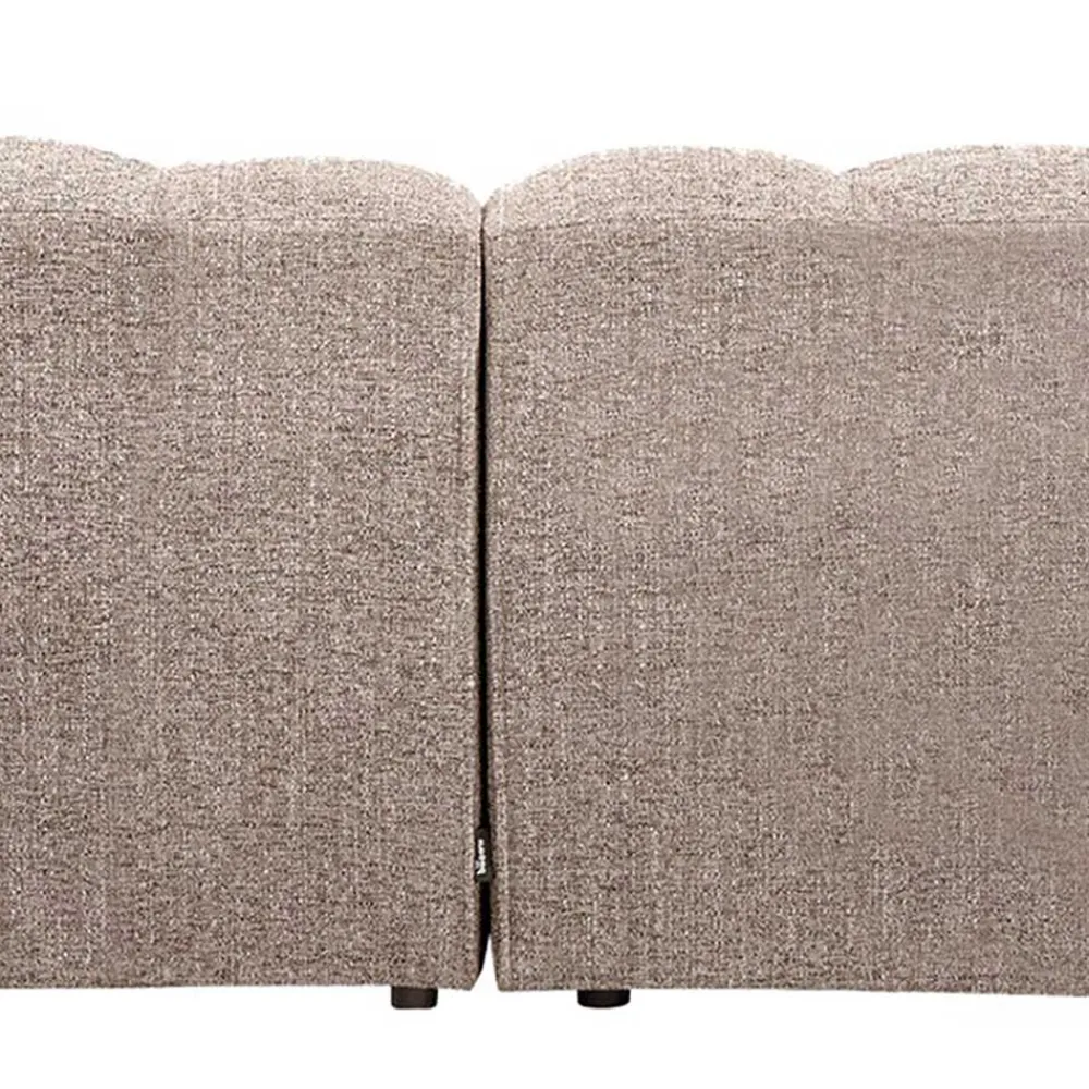 Wohnen Sofas<Wohnzimmercouch in Hellbraun Melange - Davio