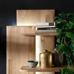 Wohnen Wohnwände<Wohnzimmermöbel Set aus Holz - Destal (dreiteilig)