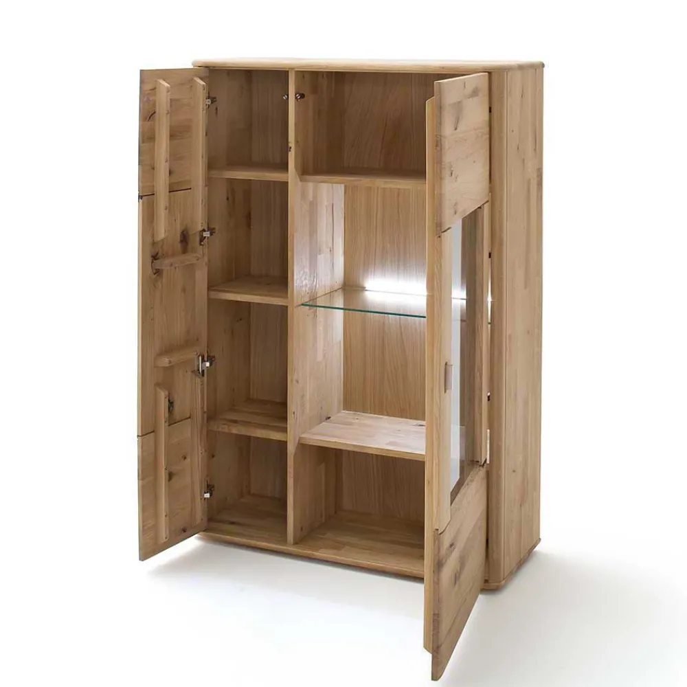 Wohnen Wohnwände<Wohnzimmermöbel Set aus Holz - Destal (dreiteilig)
