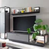 Wohnen Wohnwände<Wohnzimmermöbel TV Wand in Grau - Ridona (dreiteilig)
