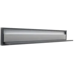 Wohnen Wohnwände<Wohnzimmermöbel TV Wand in Grau - Ridona (dreiteilig)