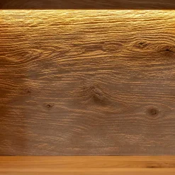 Wohnen Vitrinen<Wohnzimmerschrank aus Eiche und Glas - Masicuri