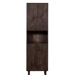 Wohnen Vitrinen<Wohnzimmerschrank in Walnussfarben - Luisa