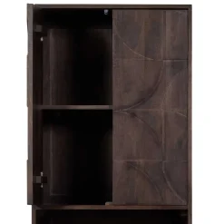 Wohnen Vitrinen<Wohnzimmerschrank in Walnussfarben - Luisa