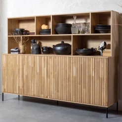 Wohnen Schränke<Wohnzimmerschrank mit 4 Türen & 7 Fächern - Cegrada