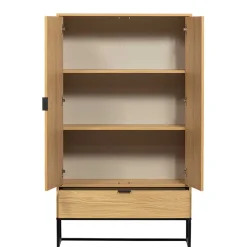 Wohnen Kommoden<Wohnzimmerschrank mit Doppeltür und Schublade - Ariadelco