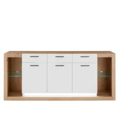 Wohnen Wohnwände<Wohnzimmerschränke und Wandboard Set - Adejano (dreiteilig)