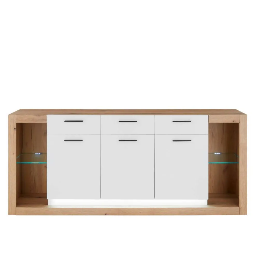 Wohnen Wohnwände<Wohnzimmerschränke und Wandboard Set - Adejano (dreiteilig)