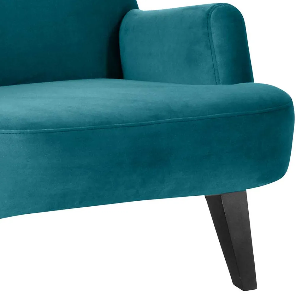 Wohnen Sessel<Wohnzimmersessel in Blau und Schwarz - Frunz