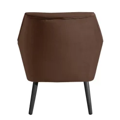 Wohnen Sessel<Wohnzimmersessel in Braun und Schwarz - Ian