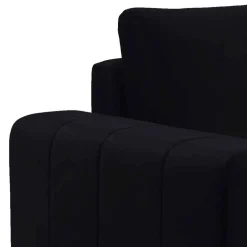 Wohnen Sessel<Wohnzimmersessel in Schwarz Samt - Graland