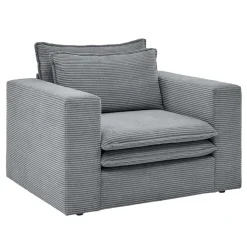 Wohnen Sessel<Wohnzimmersessel und Hocker Set - Ruffos (zweiteilig)