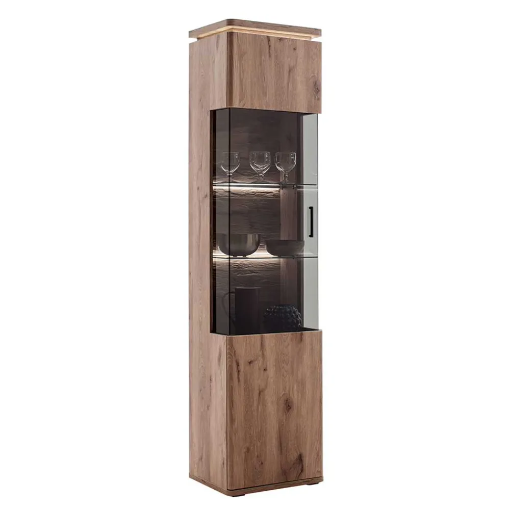 Wohnen Vitrinen<Wohnzimmervitrine mit Licht LED - Bekunion