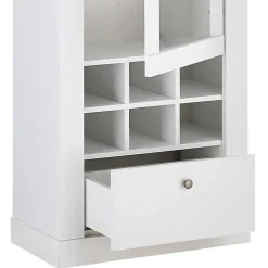 Wohnen Wohnwände<Wohnzimmerwohnwand in weißer Holzoptik Pinie - Liancos (vierteilig)