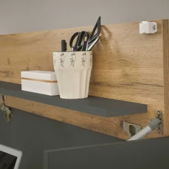Wohnen Wohnwände<Wohnzimmer-Wohnwand Möbelset - Ahilav (dreiteilig)