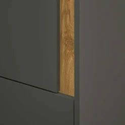 Wohnen Wohnwände<Wohnzimmer-Wohnwand Möbelset - Ahilav (dreiteilig)