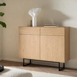 Wohnen Wohnwände<Wohnzimmer-Wohnwand Set - Jaskin (dreiteilig)