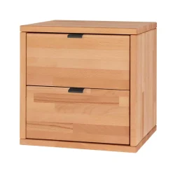 Wohnen Regale<Würfel Regal mit 2 Schubladen 38x38x35 cm - Gabela