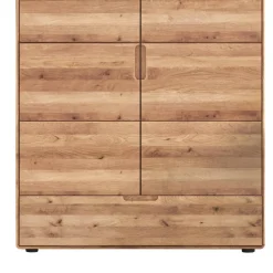Wohnen Highboards<Wäscheschrank aus Wildeiche Massivholz - Feanor